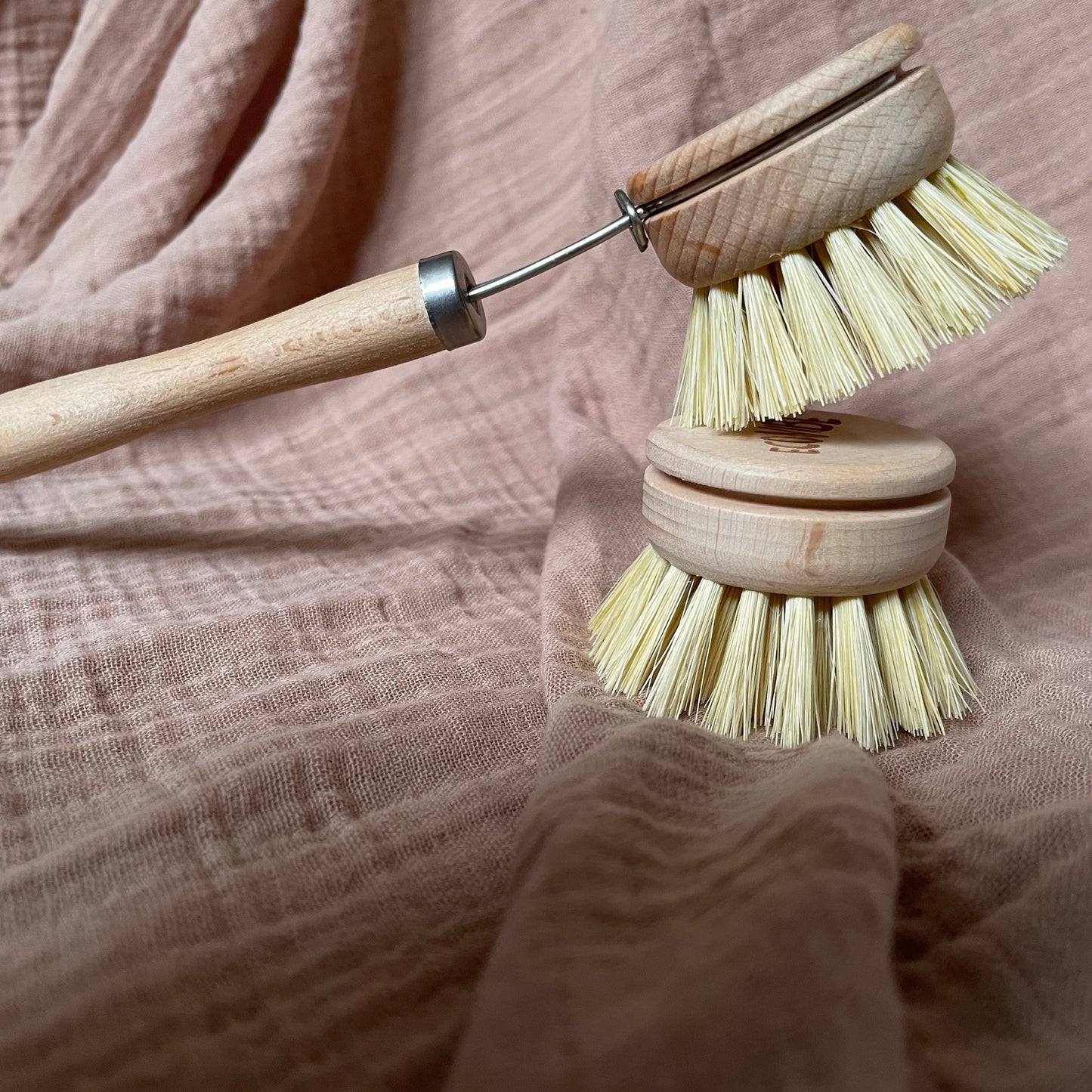 Wooden Dish Brush with Replacement Head