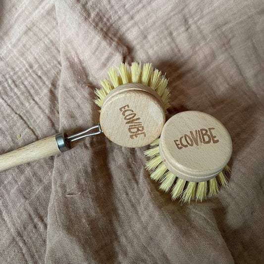 Wooden Dish Brush with Replacement Head